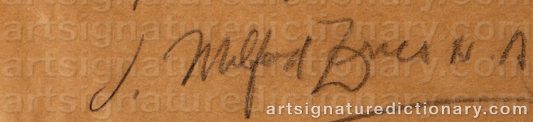 Signature by Milford ZORNES