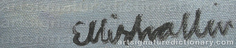 Signature by Ellis WALLIN