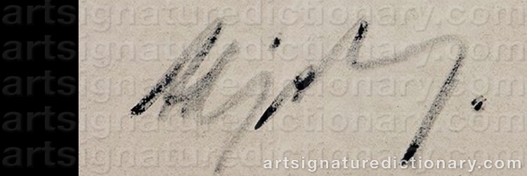 Signature by Adja YUNKERS