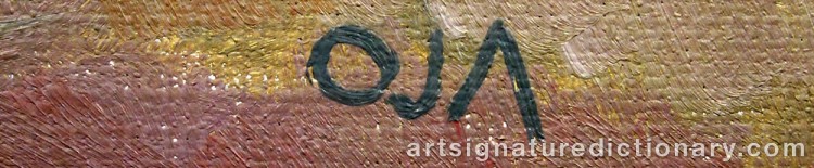 Forged signature of Onni OJA