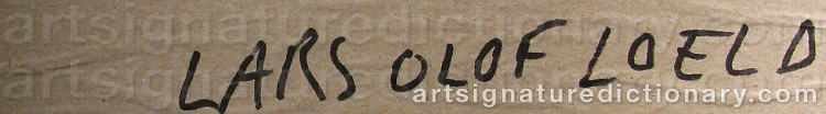 Signature by Lars Olof LOELD