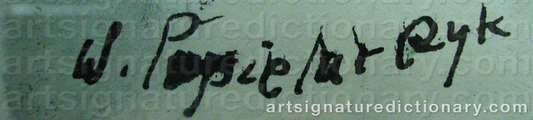Signature by Wladyslaw POPIELARCZYK