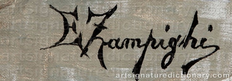 Signature by Eugenio ZAMPIGHI