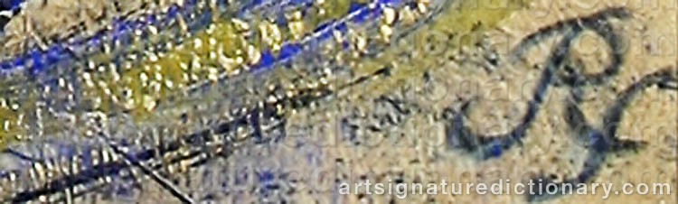 Authentic signature by Jesús REYES FERREIRA on artwork