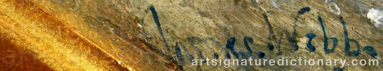 Signature by James WEBB
