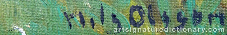 Signature by Nils OLSSON