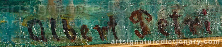 Signature by Albert PETRI