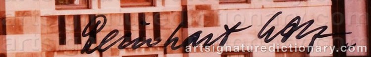 Signature by Reinhart WOLF