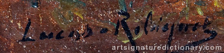 Authentic signature by Marie Aimée LUCAS-ROBIQUET on Painting/Watercolour artwork