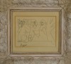 Close-up details showing Pablo PICASSO signature forgery characteristics
