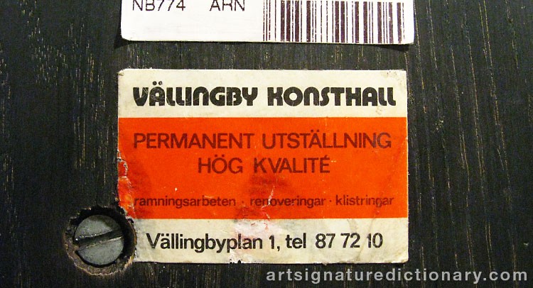 Close-up details showing Alberto GIACOMETTI signature forgery characteristics