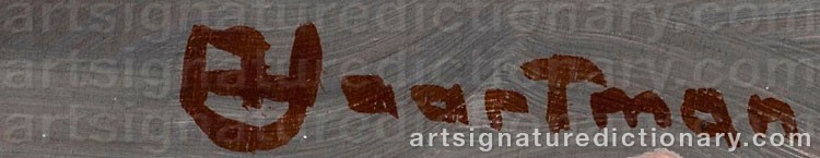 Signature by Axel HAARTMAN