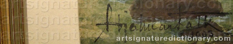 Signature by Hjalmar FALK