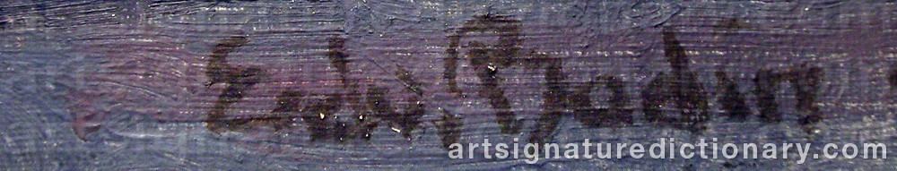 Signature by Edvin BODIN