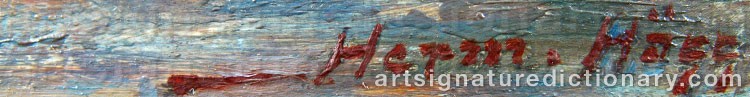 Signature by Herman HÄGG