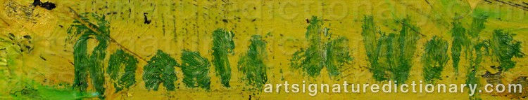 Signature by Ronald De WOLFE