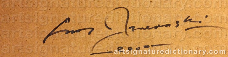 Signature by Lech RZEWUSKI