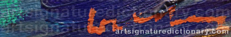 Signature by Bertil WAHLBERG