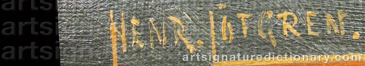 Signature by Henrik LÖFGREN