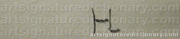 Signature by Henri LAURENS