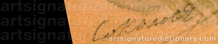 Signature by Piotr Feodorovich SOKOLOV