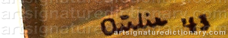 Signature by Reidar ‘Aulie’ AULIE