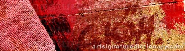 Authentic signature by Carl ‘C. Köh.’ KÖHLER on  artwork