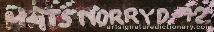 Signature by Mats NORRYD
