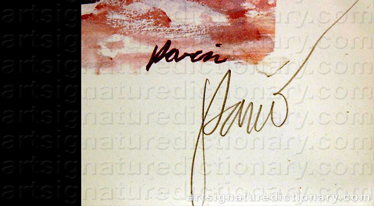 Authentic signature by Jerry GARCIA on  artwork