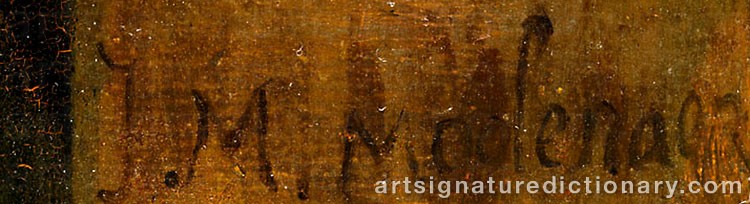 Signature by Jan Miense MOLENAER