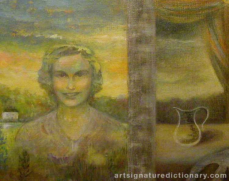 Close-up details showing Stellan MÖRNER signature forgery characteristics