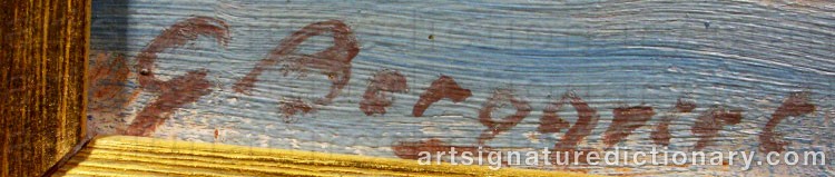 Signature by Gunnar BERGQVIST