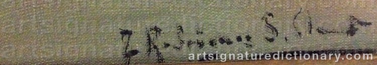 Authentic signature by Francisco RODRIGUEZ SANCHEZ-CLEMENT on  artwork