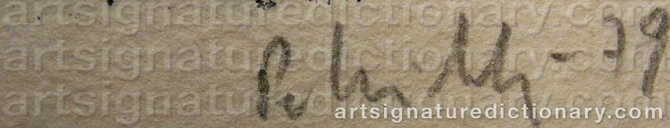 Signature by Per KIRKEBY