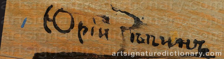 Signature by Yuri Ilich REPIN