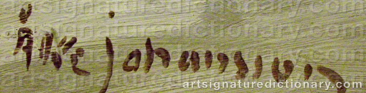 Signature by Åke JOHANSSON