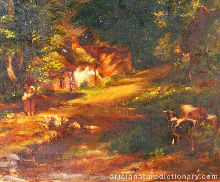 Close-up details showing Amalia Ulrika Sofia Von ‘Amelie’ SCHWERIN signature forgery characteristics