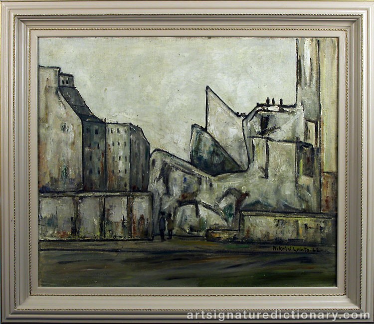 Close-up details showing Nikolai LEHTO signature forgery characteristics