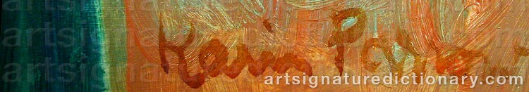 Signature by Karin PARROW