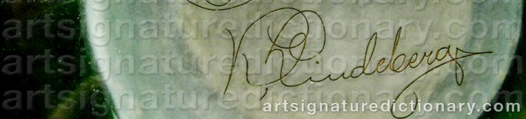 Signature by Karl LINDEBERG