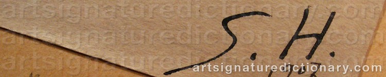 Signature by Sven HEDIN