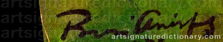 Signature by Boris Israelovich ANISFELD