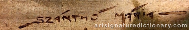 Signature by Mária SZANTHO