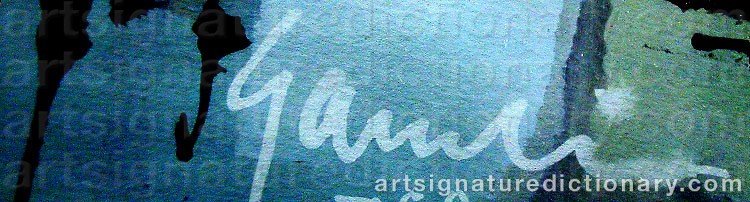 Signature by Yngve GAMLIN