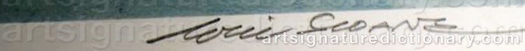 Signature by Eric SLOANE