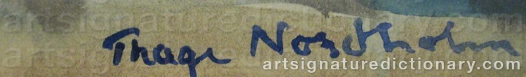 Signature by Thage NORDHOLM