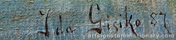 Signature by Ida GISIKO SPÄRCK