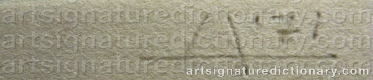 Signature by Josef ALBERS