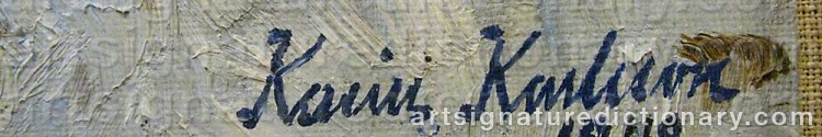 Signature by Karin KARLSSON