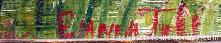 Signature by Emma TOLL